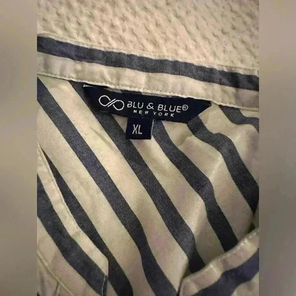 Blu & Blue Striped Dress - Picture 2 of 5